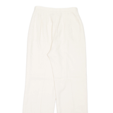 KASPER Petite Womens Trousers Cream Regular Straight W25 L29