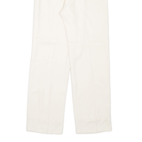 KASPER Petite Womens Trousers Cream Regular Straight W25 L29