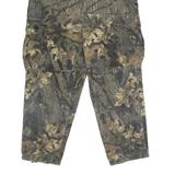 Camouflage Cargo Womens Flannel Trousers Green Slim Tapered 90s W32 L28