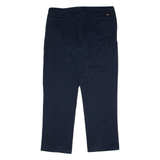 DICKIES Workwear Mens Trousers Blue Regular Straight W40 L32