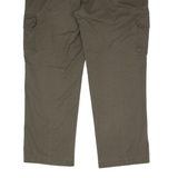 DICKIES Flex Workwear Cargo Mens Twill Trousers Green Regular Straight W40 L30