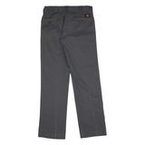 DICKIES Workwear Mens Twill Trousers Grey Slim Straight W30 L30