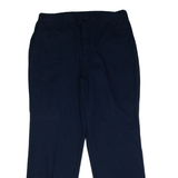 DICKIES Workwear Womens Twill Trousers Blue Regular Straight W32 L30