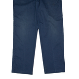 DICKIES Workwear Mens Twill Trousers Blue Regular Straight W40 L32