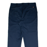 DICKIES Workwear Mens Twill Trousers Blue Regular Straight W40 L32