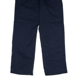 DICKIES Workwear Mens Twill Trousers Blue Regular Straight W32 L30