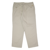 DICKIES Workwear Mens Twill Trousers Cream Regular Straight W40 L30