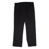 DICKIES Workwear Mens Canvas Trousers Black Regular Straight W38 L32
