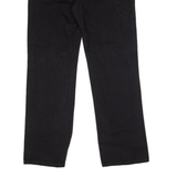 DICKIES Workwear Mens Canvas Trousers Black Regular Straight W38 L32