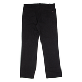 DICKIES Workwear Mens Canvas Trousers Black Regular Straight W38 L32