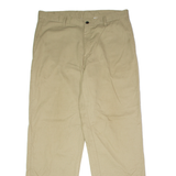 DICKIES Workwear Mens Trousers Beige Regular Straight W36 L32