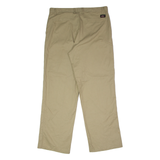 DICKIES Workwear Mens Trousers Beige Regular Straight W36 L32