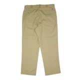 DICKIES Workwear Mens Twill Trousers Beige Regular Straight W40 L30
