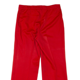 KARTING Womens Trousers Red Relaxed Straight 90s W30 L26
