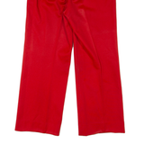 KARTING Womens Trousers Red Relaxed Straight 90s W30 L26