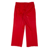 KARTING Womens Trousers Red Relaxed Straight 90s W30 L26