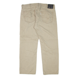 LEVI'S 559 Mens Trousers Beige Relaxed Straight W38 L30