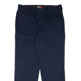 DICKIES 874 Workwear Mens Trousers Blue Regular Straight W38 L32