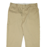 DICKIES Workwear Mens Trousers Beige Regular Straight W36 L26