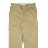 DICKIES Workwear Mens Trousers Beige Regular Straight W36 L30