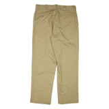 DICKIES Workwear Mens Trousers Beige Regular Straight W36 L30