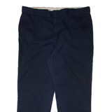 DICKIES 874 Workwear Mens Trousers Blue Regular Straight W42 L30