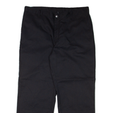 DICKIES Workwear Mens Trousers Black Relaxed Straight W38 L30