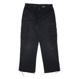 DICKIES Cargo Workwear Mens Trousers Black Regular Straight W32 L29