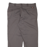 DICKIES Workwear Mens Trousers Grey Regular Straight W38 L30