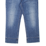 TOMMY HILFIGER Cropped Womens Jeans Blue Regular Straight Stone Wash W30 L23