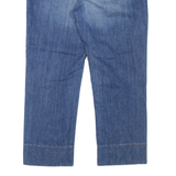 TOMMY HILFIGER Cropped Womens Jeans Blue Regular Straight Stone Wash W30 L23