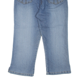 MISS SIXTY Cropped Womens Jeans Blue Regular Straight Stone Wash W26 L20