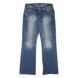 GUESS Falcon Womens Jeans Blue Relaxed Bootcut Stone Wash W33 L33