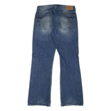 GUESS Falcon Womens Jeans Blue Relaxed Bootcut Stone Wash W33 L33