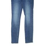 TRUE RELIGION Halle Womens Jeans Blue Slim Skinny Stone Wash W24 L28