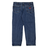 DICKIES Workwear Mens Jeans Blue Regular Straight W36 L29