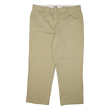 DICKIES 874 Workwear Mens Trousers Beige Regular Straight W36 L28