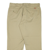 DICKIES 874 Workwear Mens Trousers Beige Regular Straight W36 L28