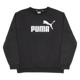 PUMA Mens Sweatshirt Black L