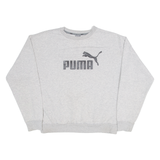 PUMA Mens Sweatshirt Grey S