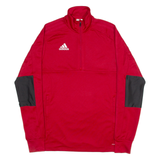 ADIDAS Mens Sweatshirt Red S