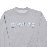 The Mark Of The Millennium Mens Sweatshirt Grey Crew Neck M