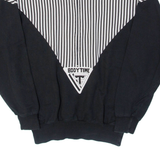 BODYTIME Striped Mens Sweatshirt Black M