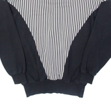 BODYTIME Striped Mens Sweatshirt Black M