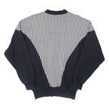 BODYTIME Striped Mens Sweatshirt Black M