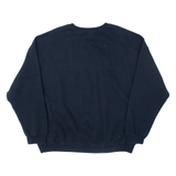 DFYNT Tiger Print Mens Sweatshirt Black Crew Neck 2XL