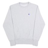 CHAMPION Mens Sweatshirt Grey Crew Neck S