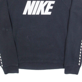 NIKE Womens Sweatshirt Black Crew Neck S