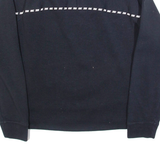 NIKE Womens Sweatshirt Black Crew Neck S