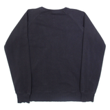 ELLESSE Oversized Womens Sweatshirt Black Crew Neck XS